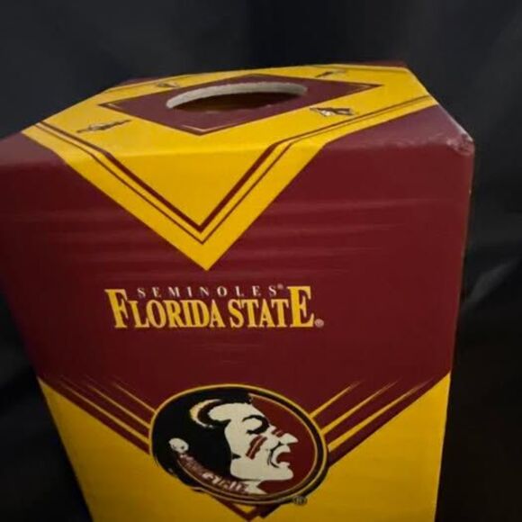 aqua college Other - Florida State Seminoles Tissue Box Cover – NCAA Licensed